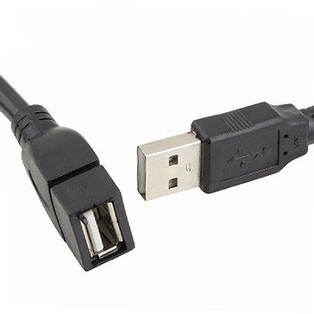 Cabo Extensor USB 2 0 Macho x USB Fêmea 1 5 Metros Cia da Informática