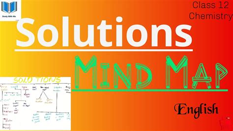 Solutions Chapter Mind Map In English Class12 Chemistry Chapter 2