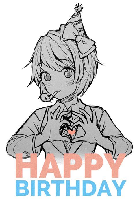Sayori Wishes Everyone A Happy Birthday Each And Every Day By Satchely