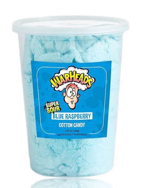 Warheads Cotton Candy Tub Blue Raspberry