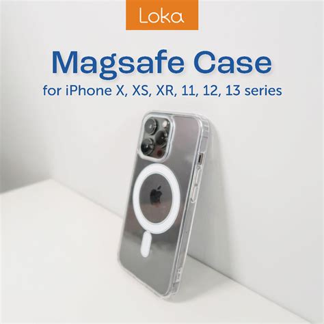 Jual Case IPhone 11 12 13 Pro Max Magsafe Clear Magnet Casing