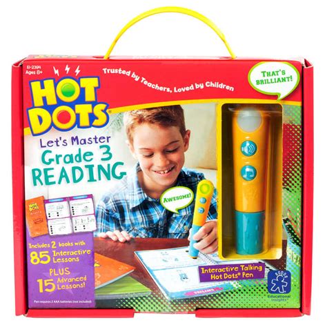 TeachersParadise Educational Insights Hot Dots Let S Master Grade Reading EI
