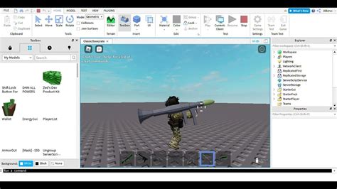 Da Hood Guns Roblox Studios With Stomp System Youtube