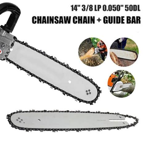 Upgraded Inch Chainsaw Saw Chain And Guide Bar For Stihl Ms