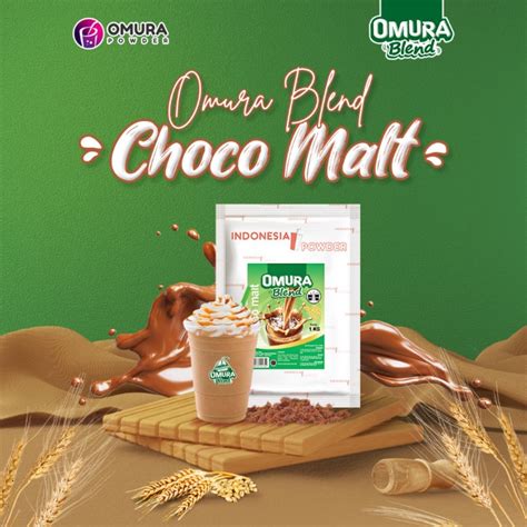 Jual BLEND Bubuk Minuman Premium Rasa Choco Malt Mix Gula 1 Kg 500