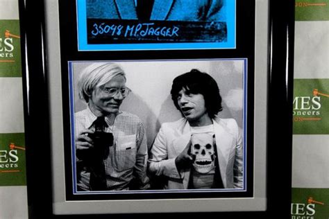 Sold Price Rare Andy Warhol Mugshot Of Rolling Stones Frontman Mick