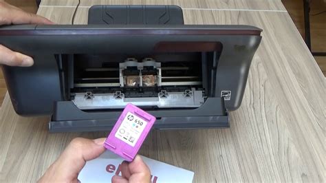 Hp Deskjet A Replace Ink Cartridge Youtube