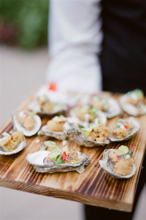 Fried Oyster Wedding Hors Doeuvres Wedding Catering Inspiration