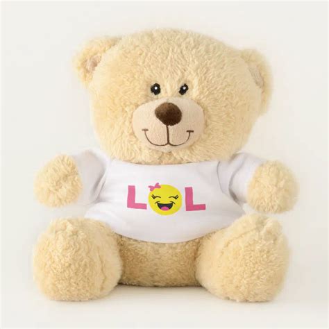 LOL Emoji Teddy Bear | Zazzle