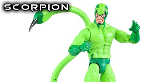 Marvel Legends Scorpion Retro Carded Spider Man Action Figure Review