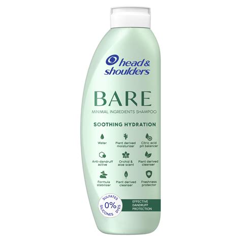 Head Shoulders BARE Soothing Hydration Dandruff Shampoo Anti