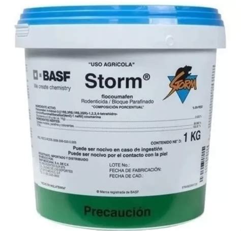 Veneno Para Ratas Y Ratones Basf Storm 1k Cebo Rodenticida En Venta En