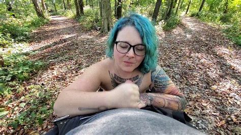 Public Nature Park Blowjob And Creampie Buttercup Pregnant BBW