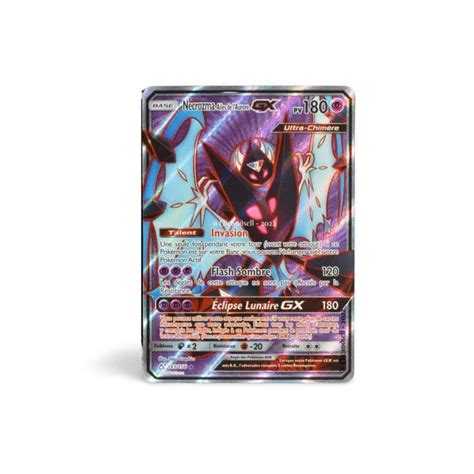 Carte Pok Mon Necrozma Ailes De L Aurore Gx Pv Sl Ultra