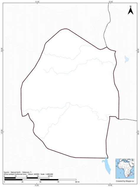 Eswatini Maps Mappr