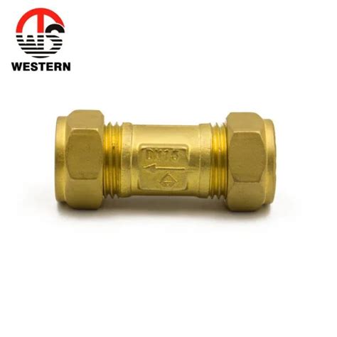 Brass One Way Inline Check Valve Compression Manufacturer Supplier