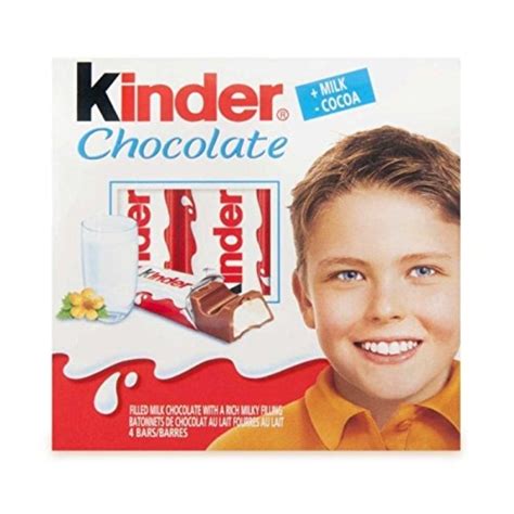 Kinder Chocolate 50g Pack Of 4 Go Delivery