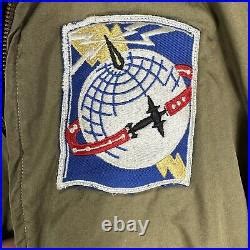 Wwii Us Army Air Corp B Flight Jacket Patched Airways Communication