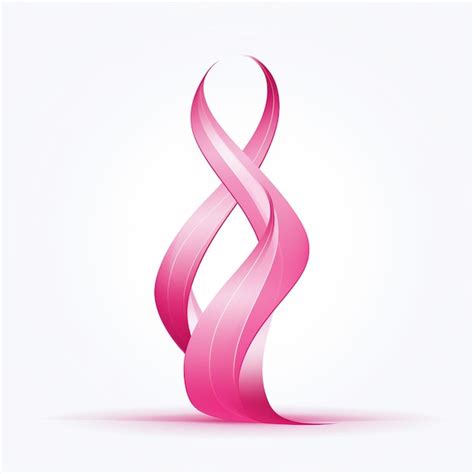 Premium Ai Image Pink Ribbon For Life And Love