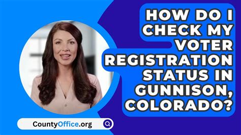 How Do I Check My Voter Registration Status In Gunnison Colorado Youtube