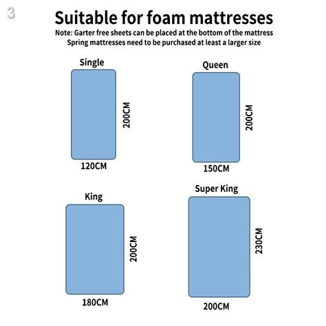 Standard Bed Sheet Sizes Guide Philippines W Size Chart Inches Cm