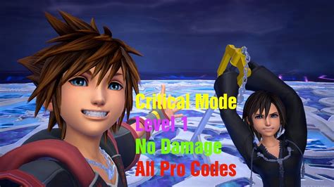 Kingdom Hearts III Xion Data No Damage All Pro Codes Heavy