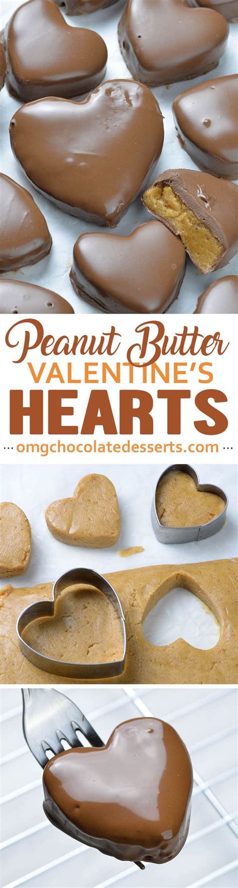 Chocolate Peanut Butter Valentines Heart Easy Valentines Day Dessert