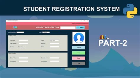 Student Registration System With Database Using Python Gui Tkinter