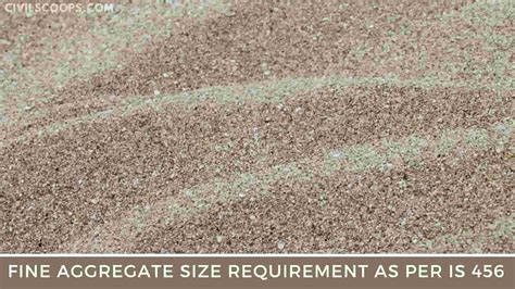 What Is Fine Aggregate | Types of Fine Aggregates (Classification) – Civil Scoops