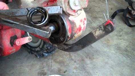 Replacing Tiller Shaft Oil Seal And Tines On Troy Bilt Roto Tiller