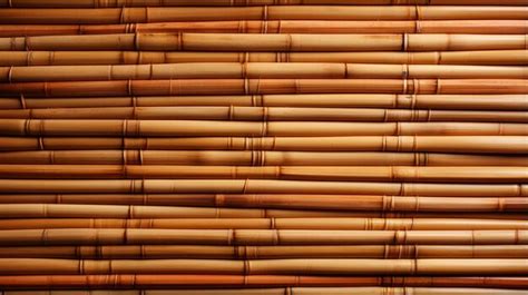 Premium AI Image Bamboo Mat Texture Background