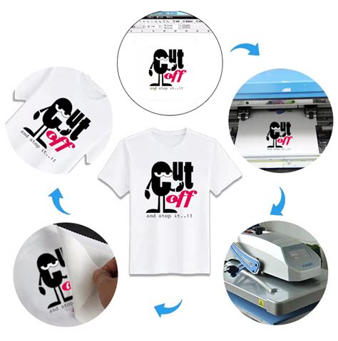 100 Sheets Pack A4 Light Color Inkjet Heat Transfer Paper For Inkjet ...
