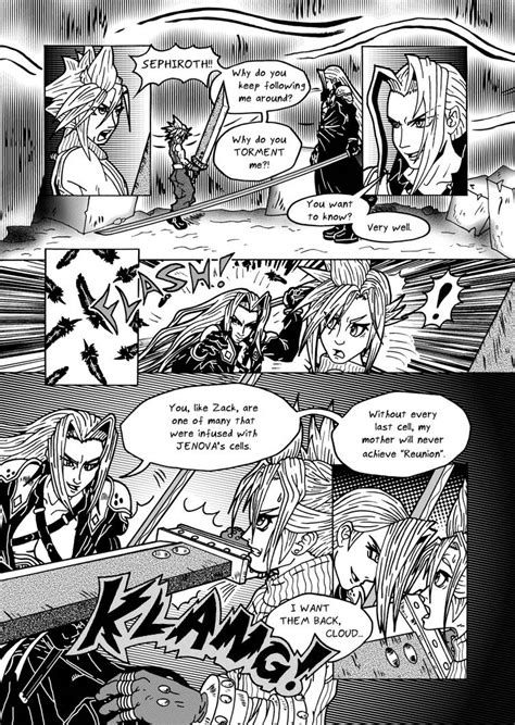 Practice Comic Cloud Vs Sephiroth By Dachimotsu On Deviantart