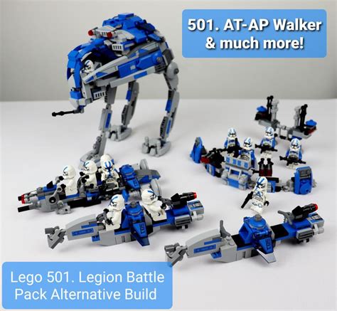 LEGO Star Wars 501st Legion Clone Troopers 75280 Building Kit, Cool Action Set For Creative Play ...