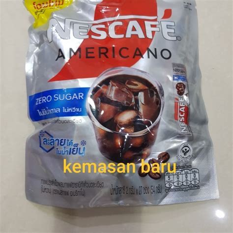 Jual Kopi Nescafe Thailand Americano Zero Sugar Shopee Indonesia