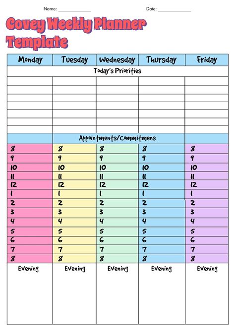 17 first things first covey worksheet – Artofit