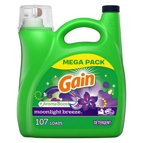 Gain 165 Fl Oz Moonlight Breeze Scent Plus AromaBoost Liquid Laundry