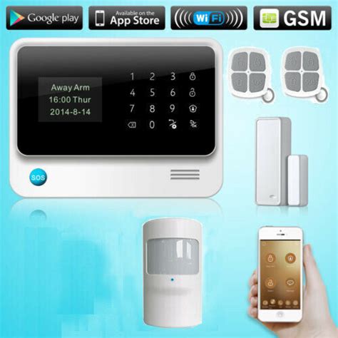 New G90B Plus WiFi GSM SMS Wireless Home Alarm Security System