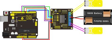 Ks0063 Keyestudio L298n Motor Driver Board Module Keyestudio Wiki