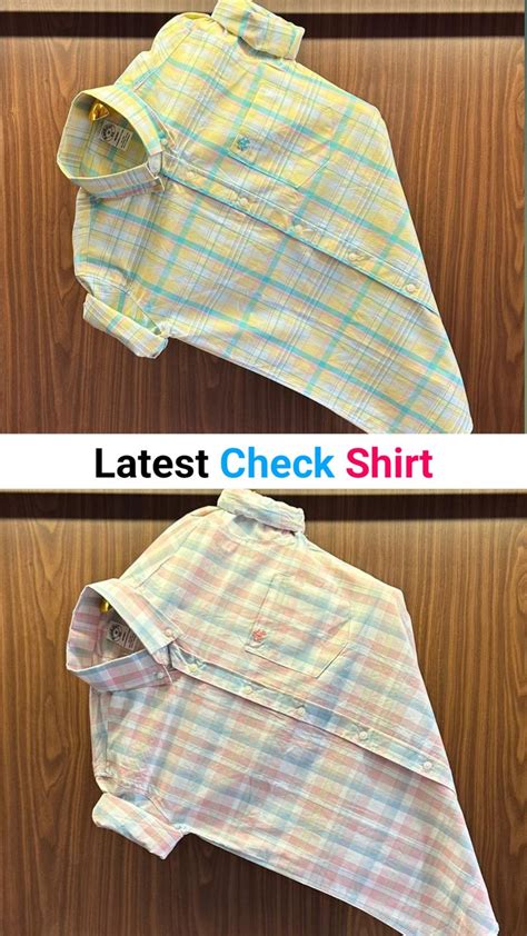 Premium Quality Check Shirt😍 550 Prepaid Only Whatsapp