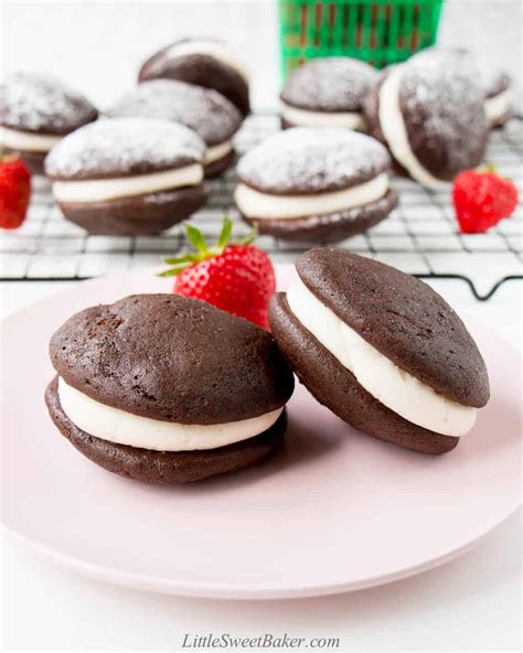 Chocolate Whoopie Pie Recipe Video Little Sweet Baker