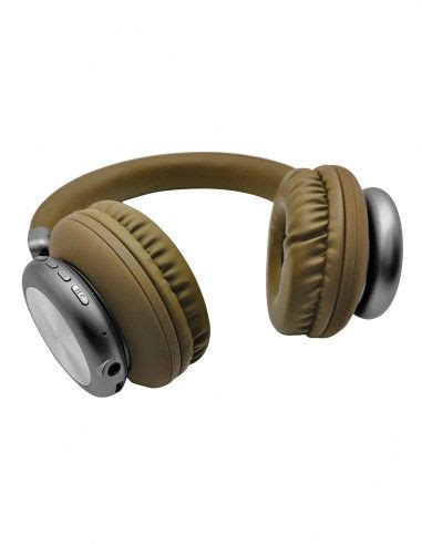 Auricular Bluetooth Hsg Vintage Style Beige Plateado Gtc