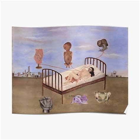 Henry Ford Hospital (The Flying Bed) by Frida Kahlo Premium Matte ...