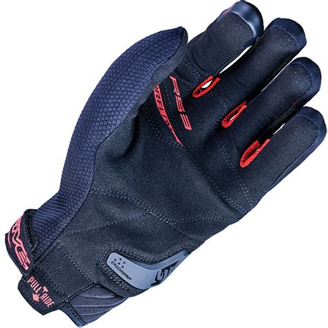 Five Rs Evo Airflow Gloves Black Red Free Uk Delivery