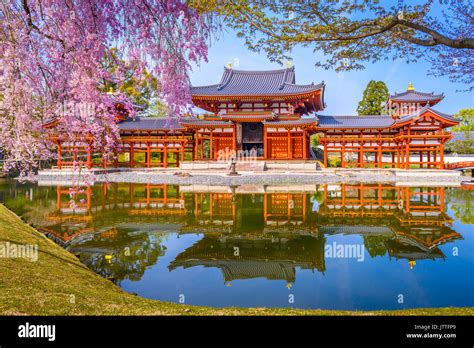 Uji, Kyoto, Japan at Byodo-in Temple during spring Stock Photo - Alamy