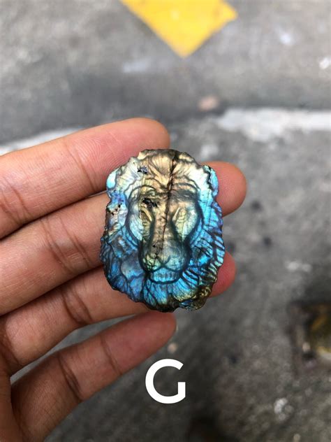 Labradorite Lion Carving/animal Carving/labradorite | Etsy Singapore ...