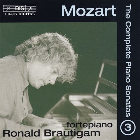 Mozart W A Piano Sonatas Complete Vol 3 Nos 7 9 Ronald