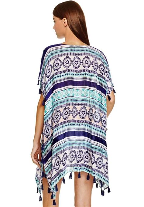 Surf Gypsy Tassel Poncho Swim Cover Upbeach Dresssexy Swimwearflower Kit Sexy