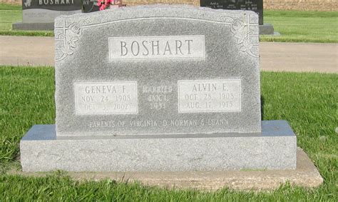 Alvin Edward Boshart Find A Grave Memorial