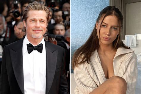 Brad Pitt And Girlfriend Nicole Poturalski Break Up Daily Research Table